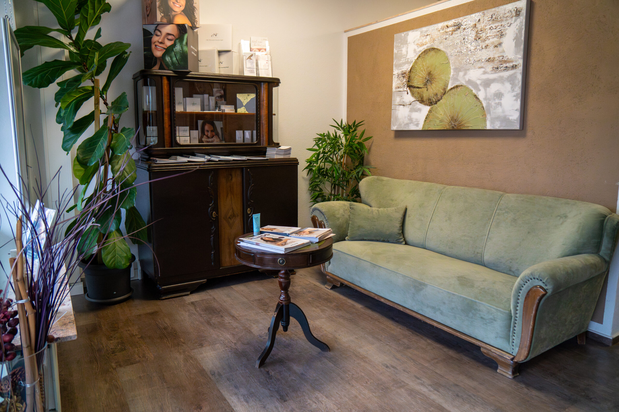 Wartebereich-Kosmetik